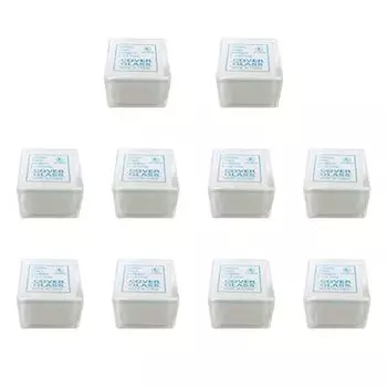 Квадратное стекло 18x18 мм 24x24 мм Покровное стекло для микроскопа Покровные стекла для микроскопа 20x20mm