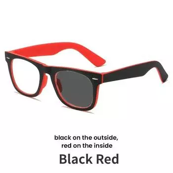 Квадратные фотохромные очки для чтения, блокирующие синий свет, очки для пресбиопии для женщин и мужчин, готовые очки для дальнозоркости 0