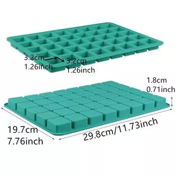 Квадратные карамельные конфеты Силиконовые шоколадные трюфели Формы для жирных бомб Кето закуски Ледяные кубики Помадка Пралине Желейные желе Форма