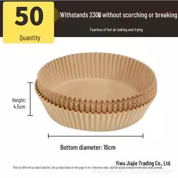 Квадратные миски из жаростойкой бумаги для выпечки с маслопоглощающими свойствами для аэрофритюрницы