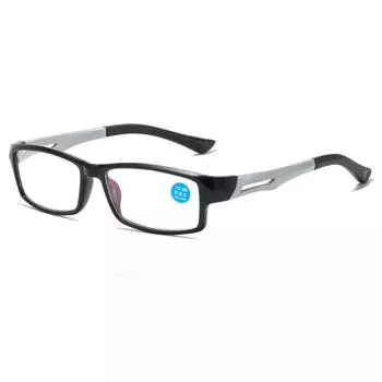Квадратные очки для чтения для мужчин, анти-синий свет, очки для пресбиопии, сверхлегкие женские компьютерные очки, высокая четкость, устойчивость к усталости +1,0 +1,5 +4.0 серый