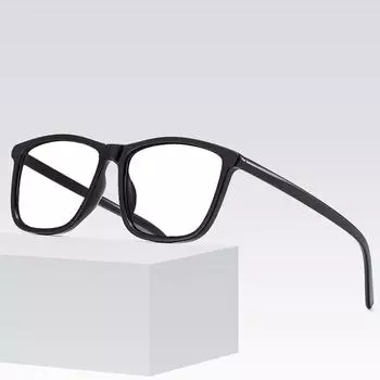 Квадратные простые модные индивидуальные большие удобные очки для чтения +0,75 до +4 +0.75 коричневый