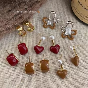 Квадратные серьги Maillard Autumn & Winter для женщин – стильные, необычные, универсальные, милые