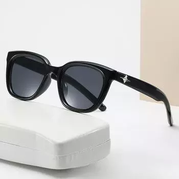 Квадратные солнцезащитные очки Big Box Star Little Red Book с подчеркнутой индивидуальностью Солнцезащитные очки знаменитостей онлайн для мужчин и женщин