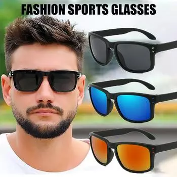 Квадратные солнцезащитные очки для мужчин и женщин, очки ночного видения для вождения, модные солнцезащитные очки для спорта, путешествий, вождения, очков для мужчин, рыбалки