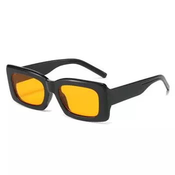Квадратные солнцезащитные очки, простые солнцезащитные очки с большой оправой, легкие пластинчатые очки для мужчин и женщин Regular