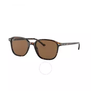 Квадратные солнцезащитные очки унисекс Ray Ban Leonard Brown RB2193 902 57 55