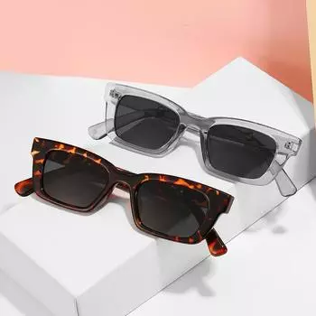 Квадратные солнцезащитные очки в стиле ретро, модные очки для езды на велосипеде, женские леопардовые модные солнцезащитные очки с защитой от УФ-лучей, очки для путешествий, рыбалки и пешего туризма