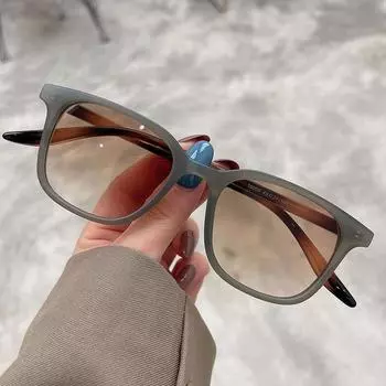 Квадратные солнцезащитные очки в стиле ретро в маленькой оправе для мужчин и женщин, модные солнцезащитные очки в стиле хип-хоп, трендовые очки чёрный