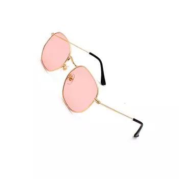 Квадратные солнцезащитные очки в винтажной женской металлической оправе, легкие классические очки для рыбалки, аксессуары type 3