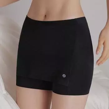 Квадратные трусики Y-образный вырез / нижняя юбка квадратные трусики Beige M