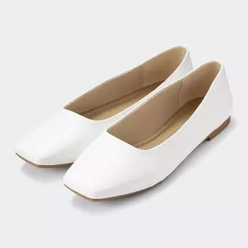 Квадратные туфли на плоской подошве GU by Uniqlo