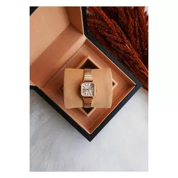 Квадратные женские наручные часы из стали в стиле ретро Young Wristwatches