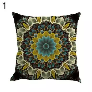 Квадратный чехол для подушки в богемном стиле, чехол для подушки, постельные принадлежности