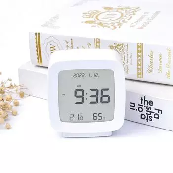 Квадратный цифровой будильник, пластиковые светодиодные часы, ночник, настольные электронные часы для гостиной