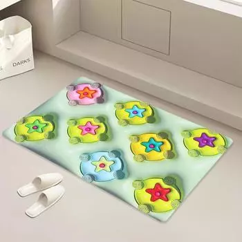 Квадратный диатомовый коврик для кухни, коврик для слива, впитывающий коврик для ванной, современный простой ковер 40*60