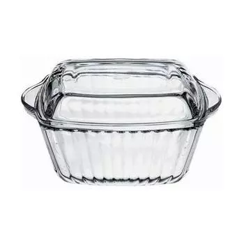 Квадратный горшок с крышкой Paabahe Pyrex