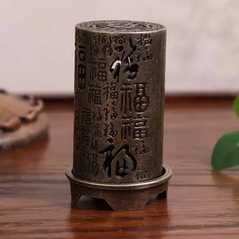 Квадратный круглый вертикальный держатель для благовоний из сплава, украшение для курильниц, ароматерапия, настольные аксессуары для дома C