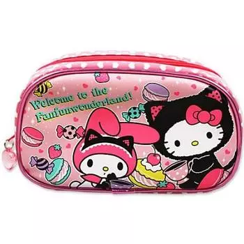 Квадратный мешочек розовый Kuroneko серия второе издание [Sanrio Sanrio] Sanrio
