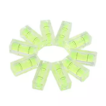 Квадратный мини-уровень спиртовой зеленый круглый яблочко маленький нивелир пузырьковый уровень измерительный инструмент для выравнивания трубчатый