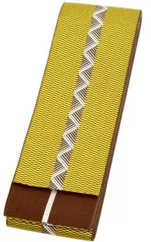 Квадратный Оби Яшима Стандартный размер 4 м Распорка Конец Сделано в Японии Ткань Кирю [Ai Indigo] Мужская (Золото) золотой