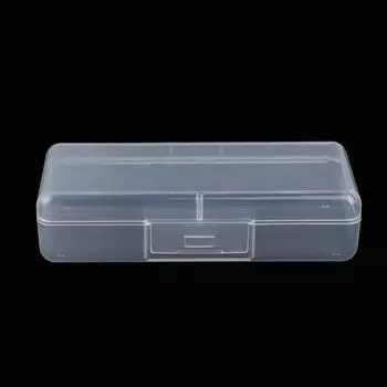 Квадратный пластиковый прозрачный ящик для хранения мелких предметов, органайзер для мелочей 11.3*4.7*2.8cm