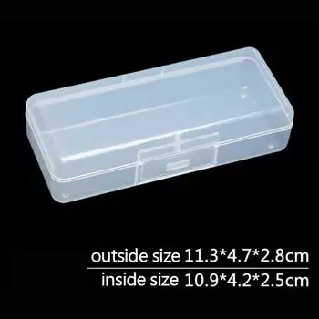Квадратный пластиковый прозрачный ящик для хранения мелких предметов, органайзер для мелочей