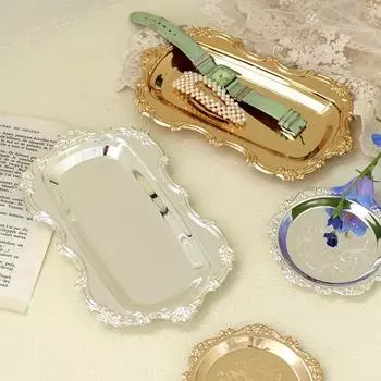 Квадратный поднос для полотенец, подставка для салфеток, утолщенная металлическая многофункциональная тарелка для торта, закусок, тарелка для сухофруктов, закусок 3169