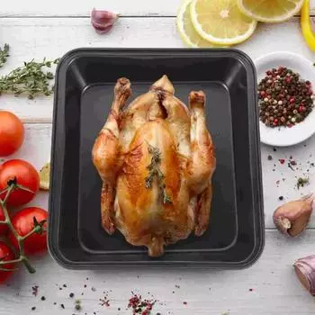 Квадратный противень из углеродистой стали с антипригарным покрытием Форма для выпечки Тосты Тирамису M