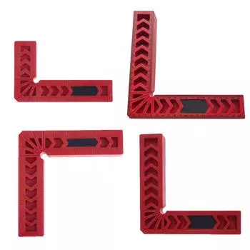 Квадратный прямоугольный 90 градусов L-образный вспомогательный приспособление Линейка позиционирования для деревообработки Деревообрабатывающий инструмент 3