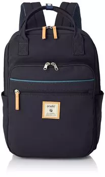 Квадратный рюкзак A4 для хранения ПК 10 карманов CINNAMON GTM0331 Navy [Anello Grande]