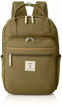 Квадратный рюкзак A4 для хранения ПК 10 карманов CINNAMON GTM0331 Olive [Anello Grande]