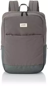 Квадратный рюкзак A4 легкий водоотталкивающий зеркальный GTM0431 серый [Anello Grande]