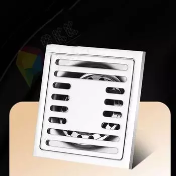 Квадратный слив для пола из нержавеющей стали, дезодорирующий фильтр, сердечник для балкона