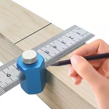 Квадратный вспомогательный зажим для лестницы, квадратные крепежные приспособления для каркаса, алюминиевый сплав, квадратный вспомогательный зажим синий