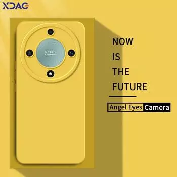 Квадратный жидкий силиконовый чехол Angel Eyes для Honor X9A 5G Magic5 Lite, полностью защитный мягкий водонепроницаемый чехол для задней панели телефона HonorX9A Honor X9A 5G