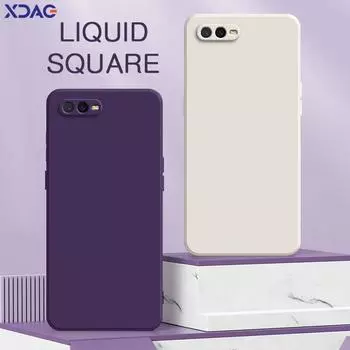 Квадратный жидкий силиконовый чехол для OPPO K1 R15x R17 RX17 Neo Camera Защитный 360 противоударный мягкий чехол для телефона OPPOK1 RX17Neo Funda OPPO K1