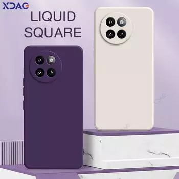 Квадратный жидкий силиконовый чехол для Xiaomi Civi 4 Pro Civi4 5G 360 защитный мягкий противоударный чехол для телефона Civi4Pro 4Pro сумка Xiaomi Civi 4 Pro