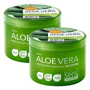 Kwailnara Aloe Vera 98% успокаивающий гель-спрей x3/увлажнение и успокоение, 3 шт.