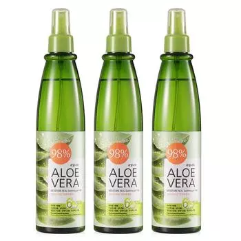 Kwailnara Aloe Vera Moisture Real Успокаивающий гель-спрей, 310 мл, 3 шт.