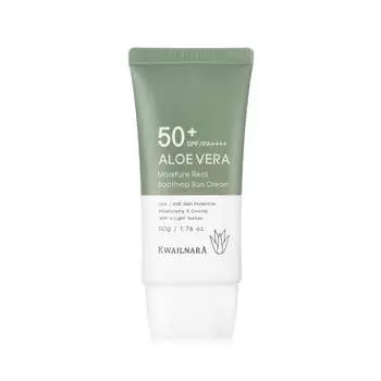 Kwailnara Aloe Vera Moisture Real Успокаивающий солнцезащитный крем SPF50+ PA++++ 50 г 1 шт./2 шт./3 шт./4 шт. 1Pc