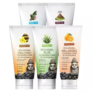 Kwailnara Jeju Nature’s Foam Cleansing 120g x 5-piece set, 1 set