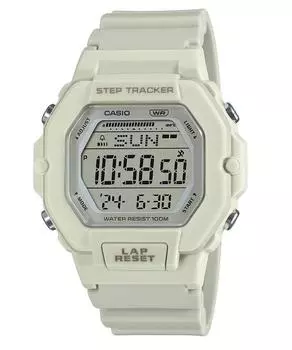 Кварцевые часы Casio Standard Digital с полимерным ремешком LWS-2200H-8AV 100M унисекс бежевый