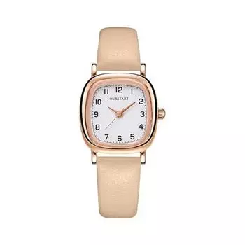 Кварцевые часы Квадратный циферблат Регулируемый ремешок из искусственной кожи Отсутствие задержки при проверке времени Высокая точность Изысканные наручные часы для поездок Часы AVE хаки