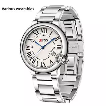 Кварцевые часы Roman Scale Пара Модные Универсальные Водонепроницаемые Простые Календарь Кварцевые часы