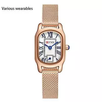 Кварцевые часы с овальным циферблатом и римской шкалой, водонепроницаемые женские кварцевые часы высокого класса с текстурой