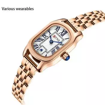 Кварцевые часы со стальным ремешком и римской шкалой, модные женские часы с овальным циферблатом, водонепроницаемые часы