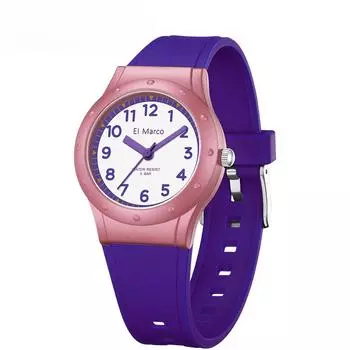 Кварцевые часы студенческие модные прозрачные цифровые водонепроницаемые часы для мальчиков и девочек