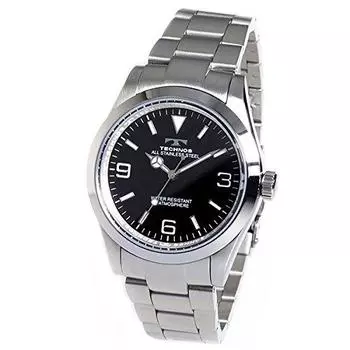 Кварцевые часы TECHNOS TSM208SB черные [мужские]