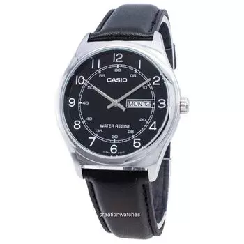 Кварцевые мужские часы Casio MTP-V006L-1B2 чёрный